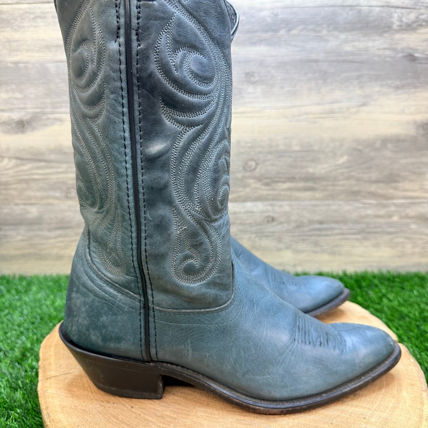Code West Women - Size 8M - Blue Green Western Cowboy Boots