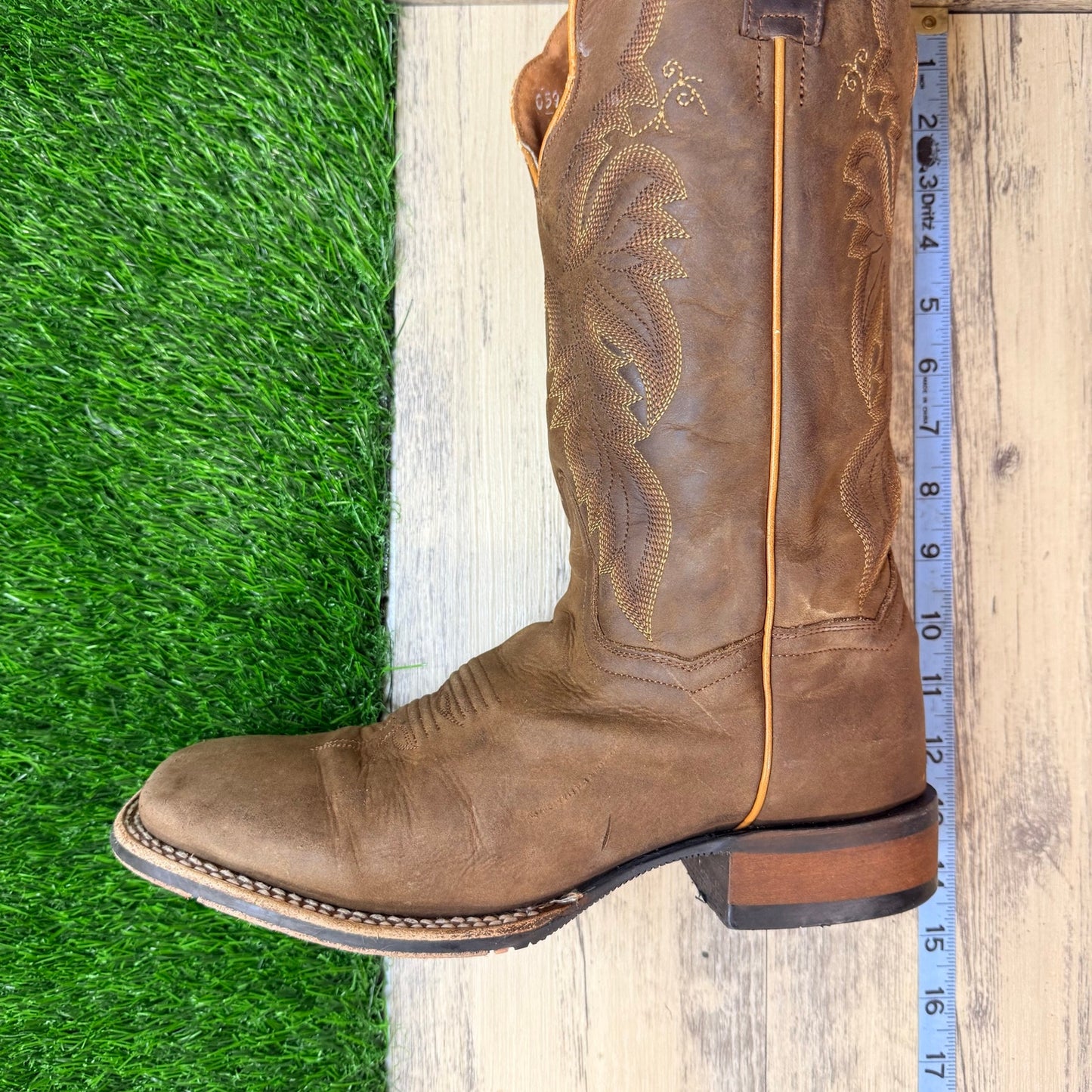 Dan Post Women - Size 10M - Brown Square Toe Western Cowboy Boots DP4572