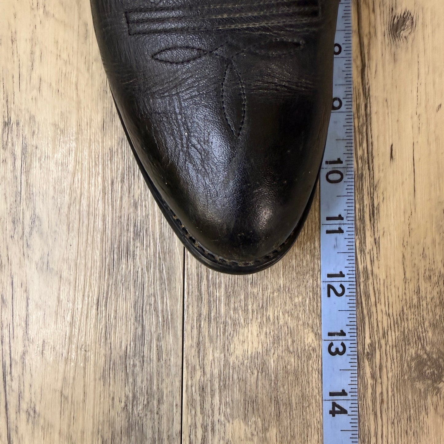 Durango Men - Size 9EE - Black Ankle Zipper Western Cowboy Boots Style TR820