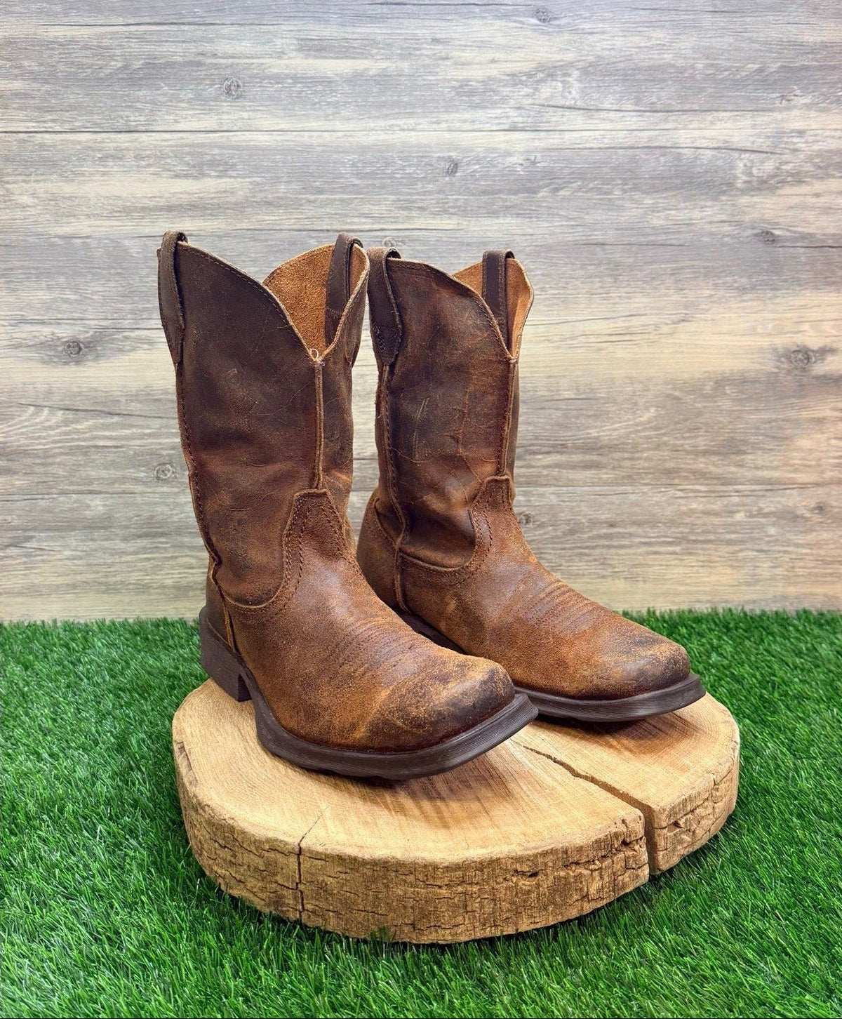 Ariat Men - Size 8D - Brown Urban Ramblers Square Toe Cowboy Boors 10006715
