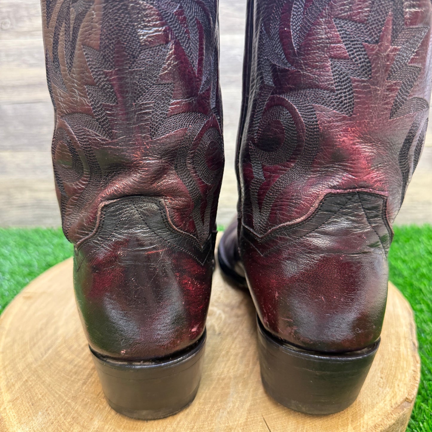Dan Post Men - Size 9.5EW - Black Cherry Mignon Cowboy Boots Style DP2112