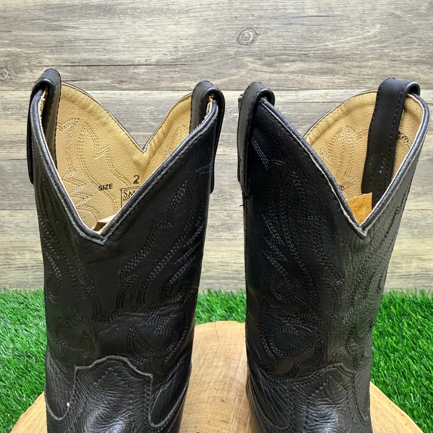 Smoky Mountain Youth - Size 2D - Black Cowboy Boots 3032C