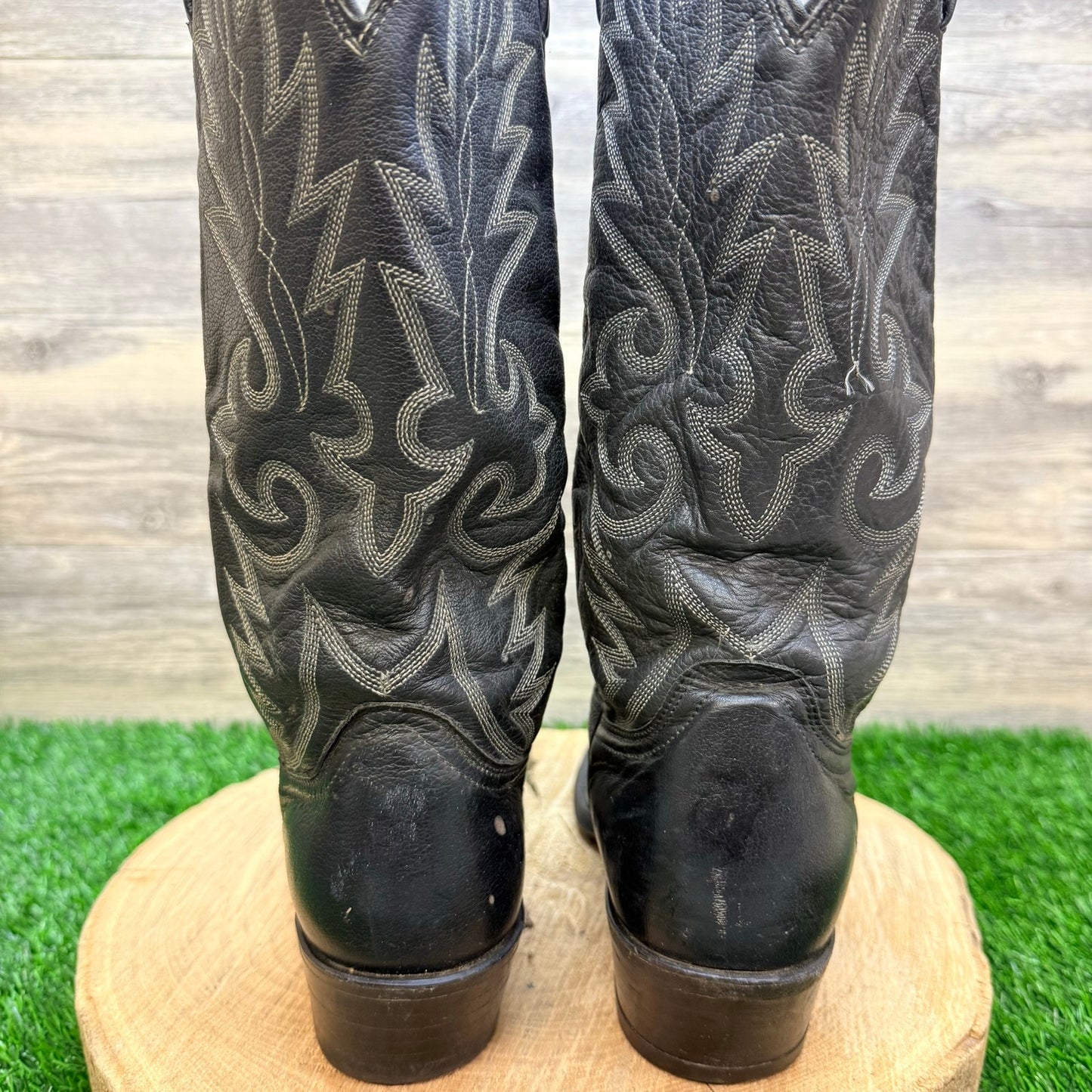 Dan Post Men - Size 9.5D - Black Western Cowboy Boots 16770