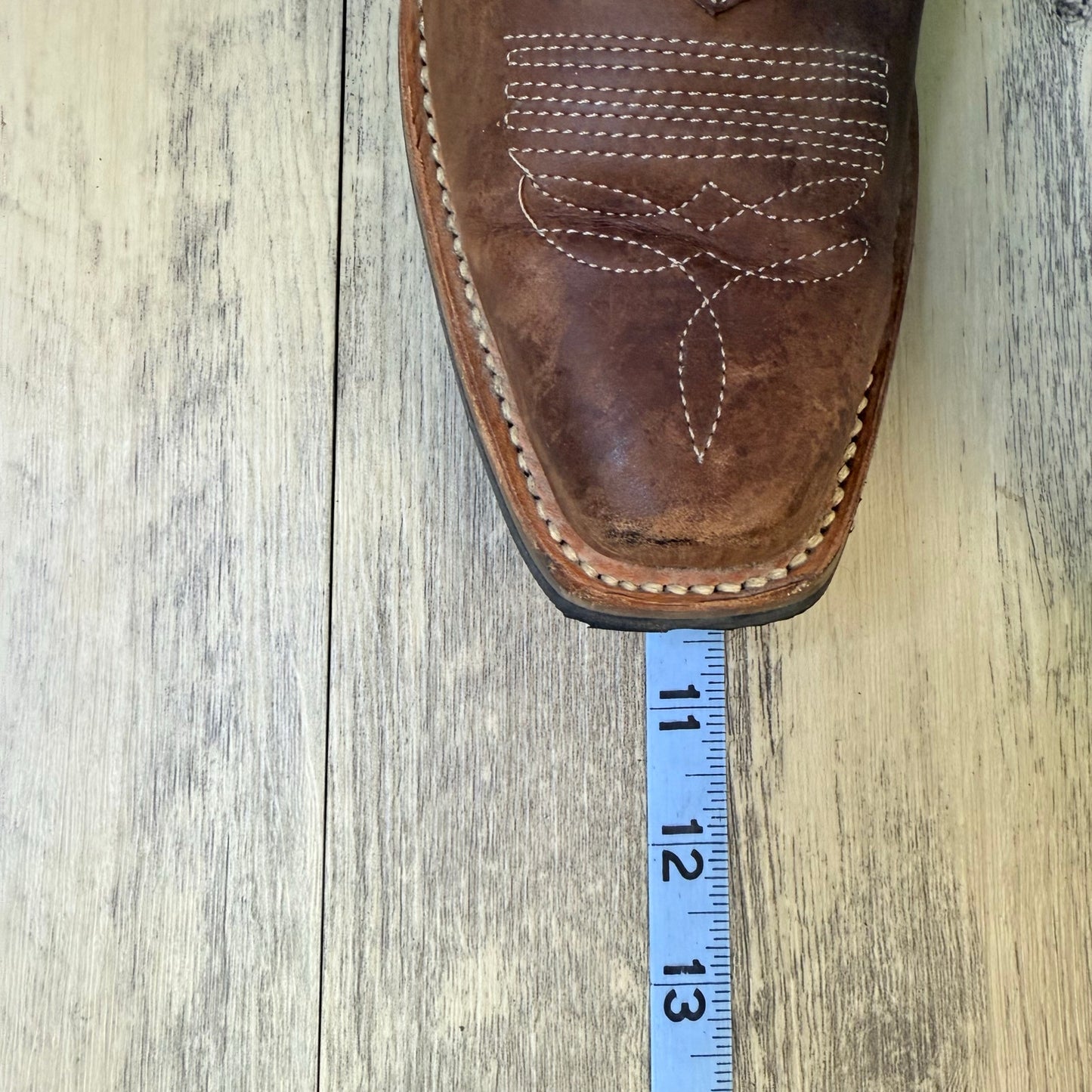 Eduardo’s Women - Size 6 - Brown Snip Toe Cowboy Boots 495