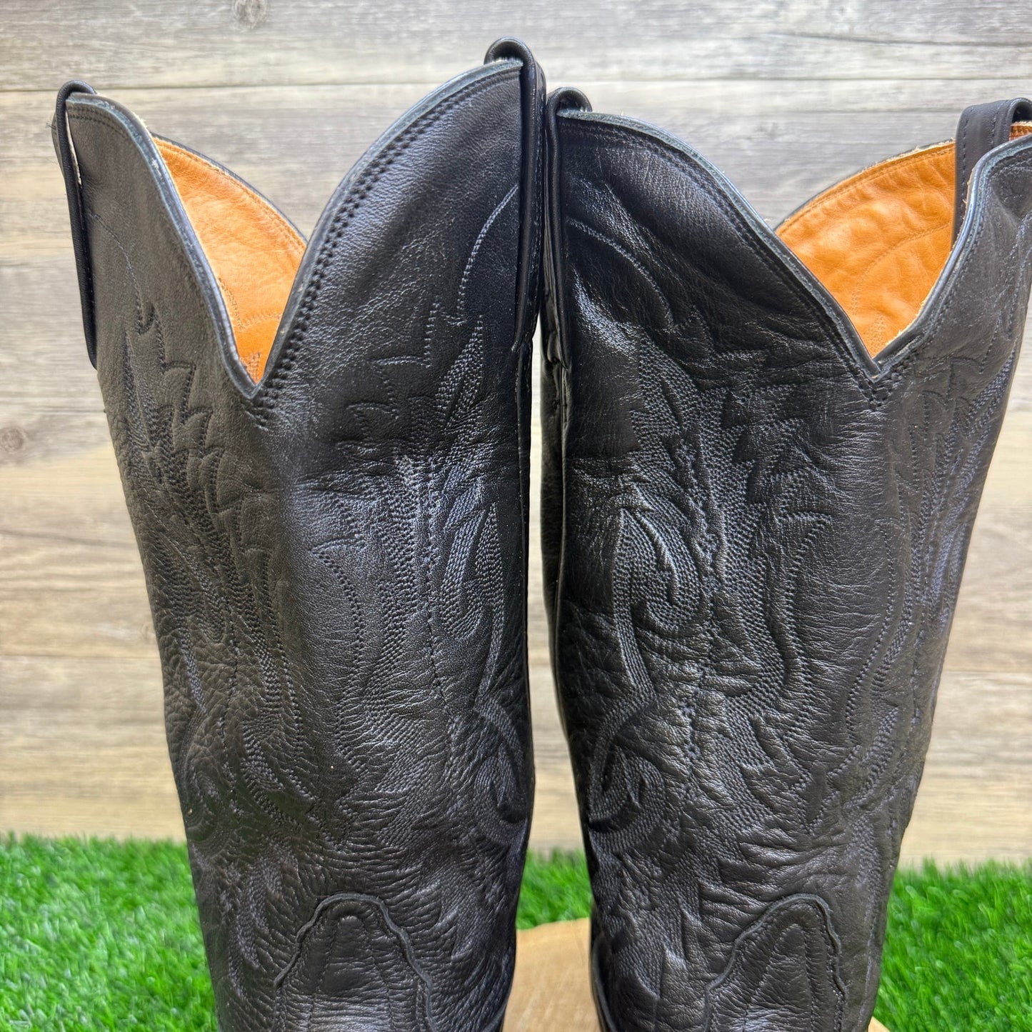 Nocona Men - Size 11.5D - Black Imperial Western Cowboy Boots Style NB2005