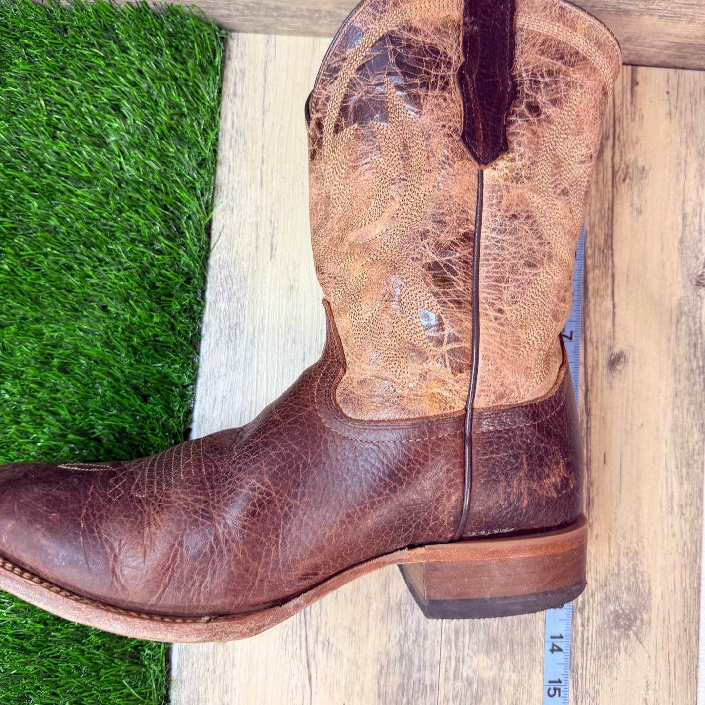 Cody James Men - Size 12D - Brown Square Western Cowboy Boors BCJFA22L7