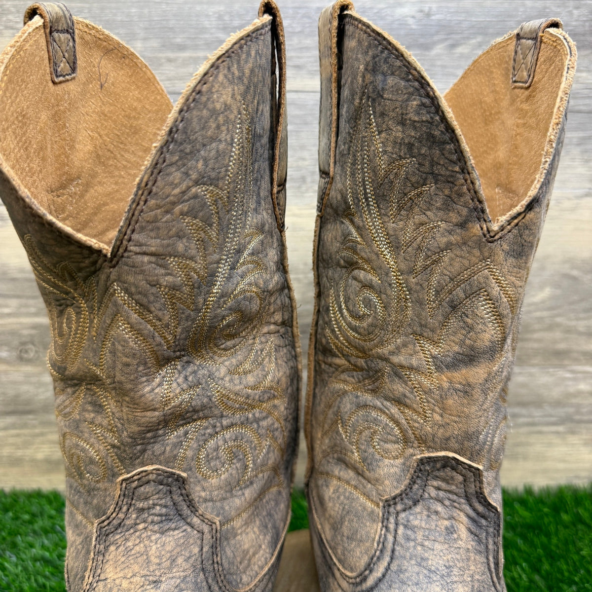 Ariat Men - Size 13D - Distressed Tan Easy Step Western Cowboy Boots 10023167