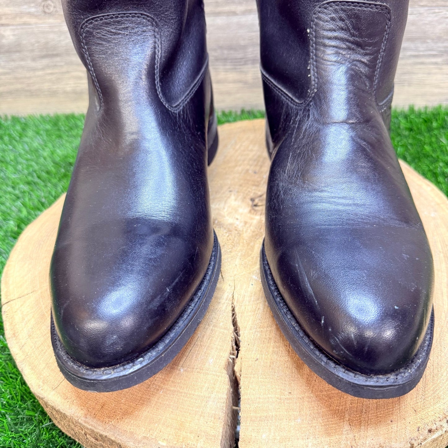Unknown Men - Size 13EE - Black Roper Style Western Cowboy Boots
