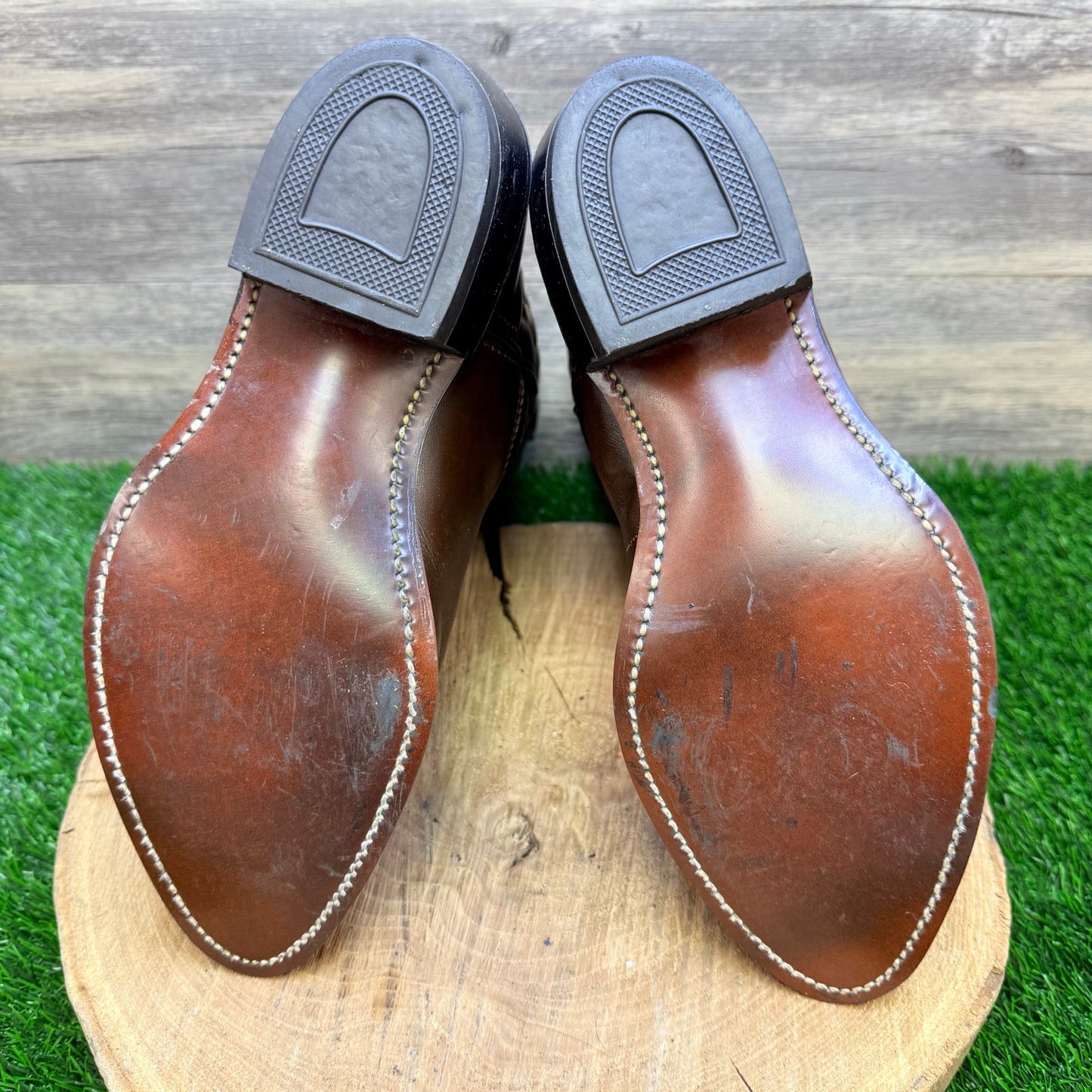 Mason Men - Size 8.5 3E - Vintage Brown Cowboy Boots Chippewa Falls