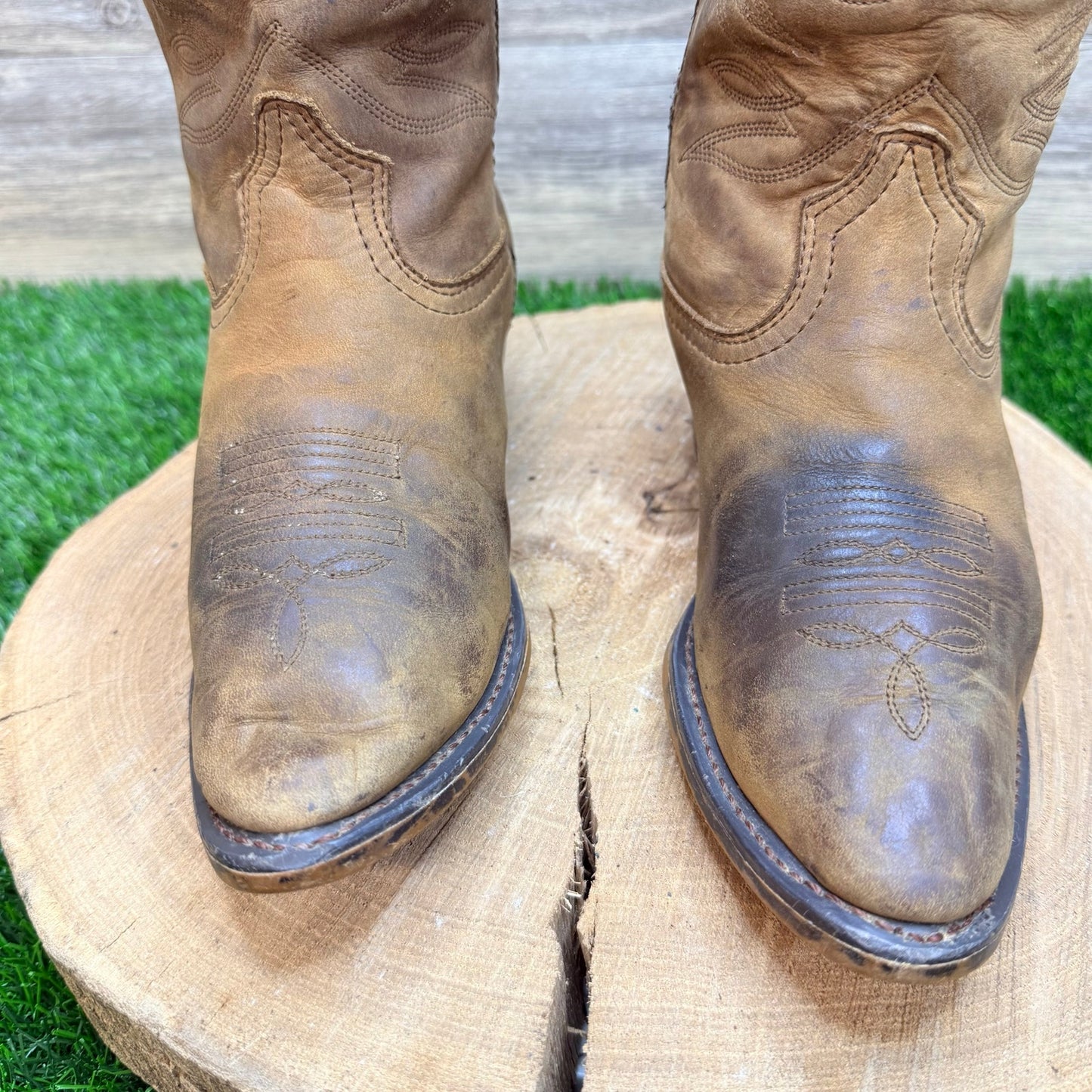 Durango Women - Size 7M - Brown Western Cowboy Boots RD4112