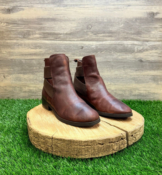 Ralph Lauren Women - Size 7B - Brown Ankle Boots Kaliyah