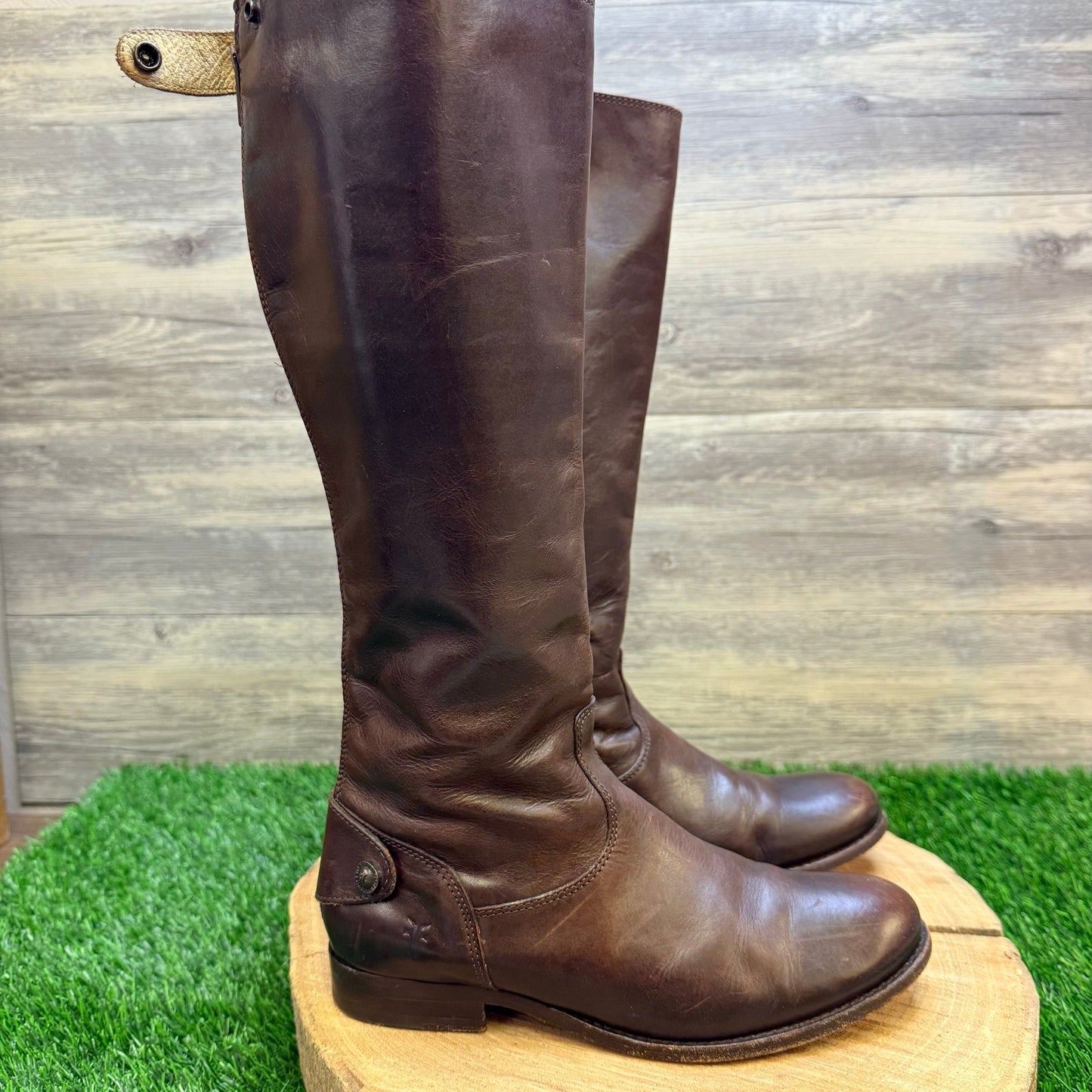 Frye Women - Size 6B - Brown Lindsay Riding Boots 76431