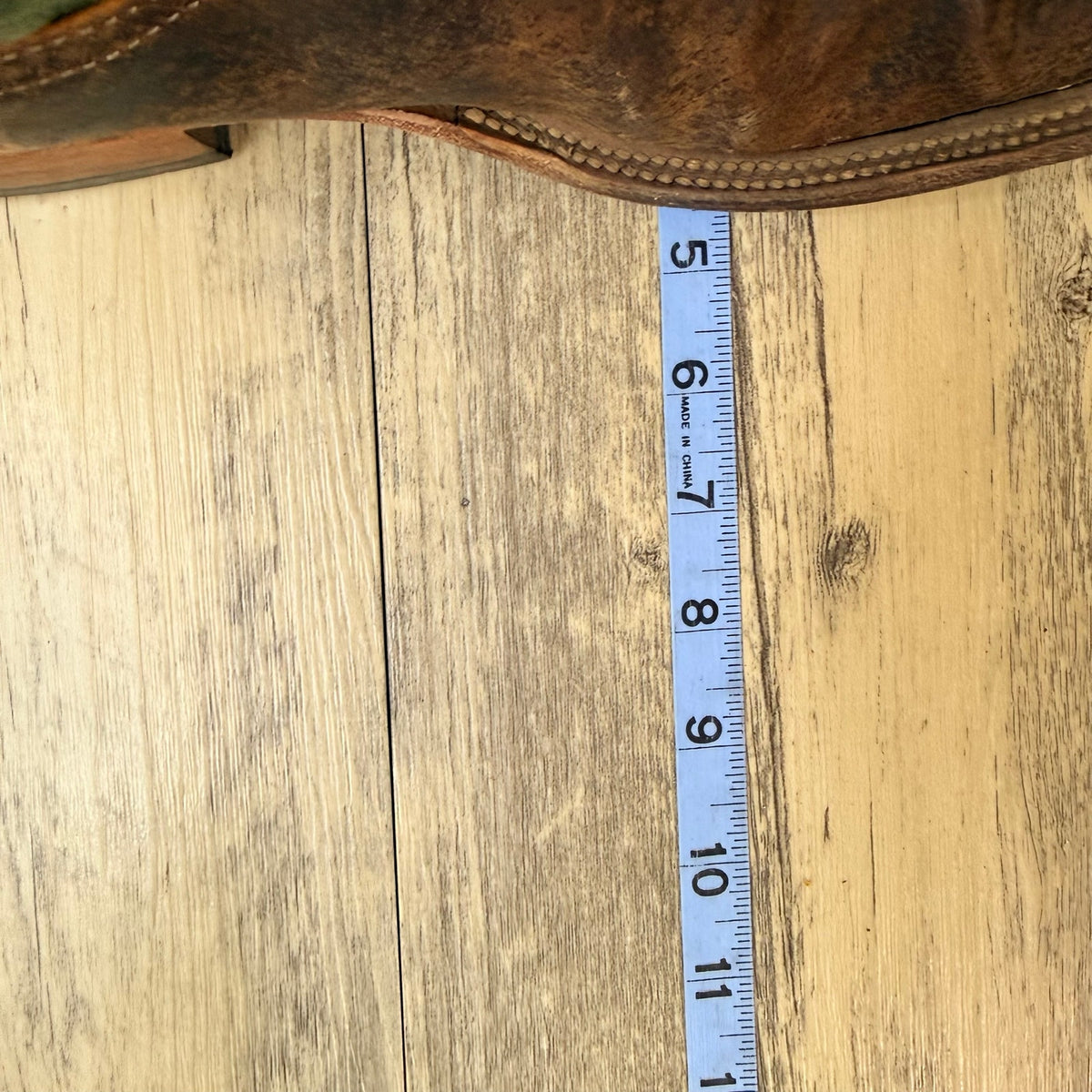 Anderson Bean Men - Size 10.5D - Brown / Green Square Toe Cowboy Boots 4482N