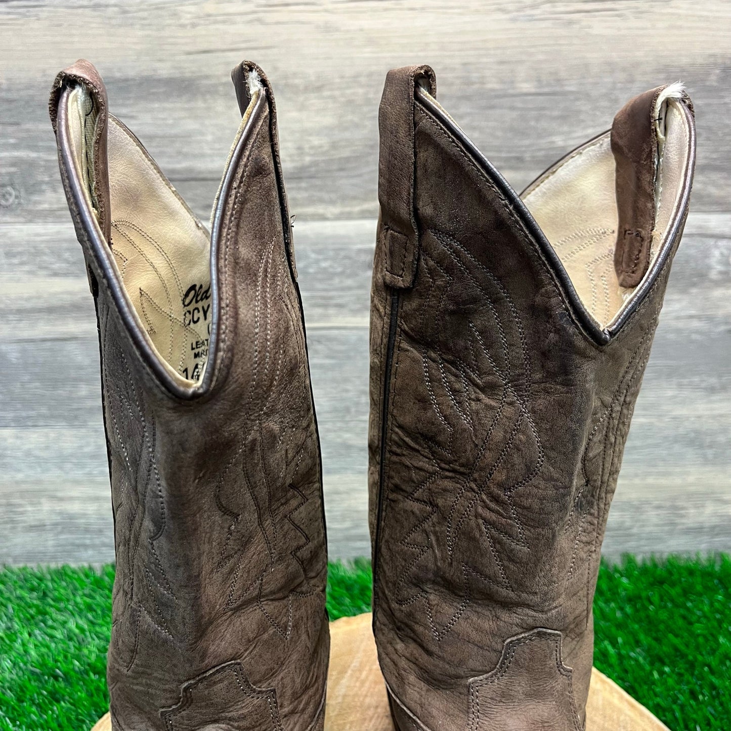 Old West Women - Size 6.5 - Brown Cowboy Boots Style 8151G