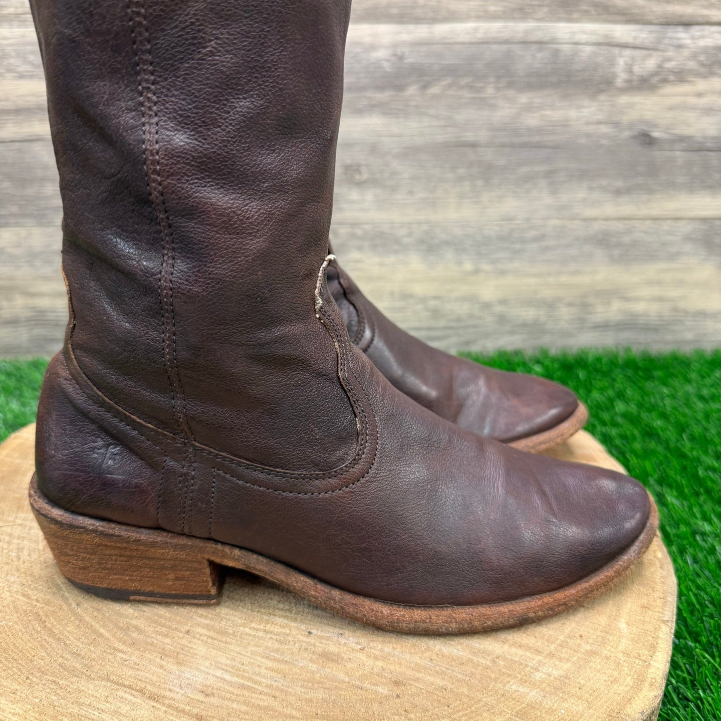 Frye Women - Size 6B - Dark Brown Soft Slouch Boots Style 77687