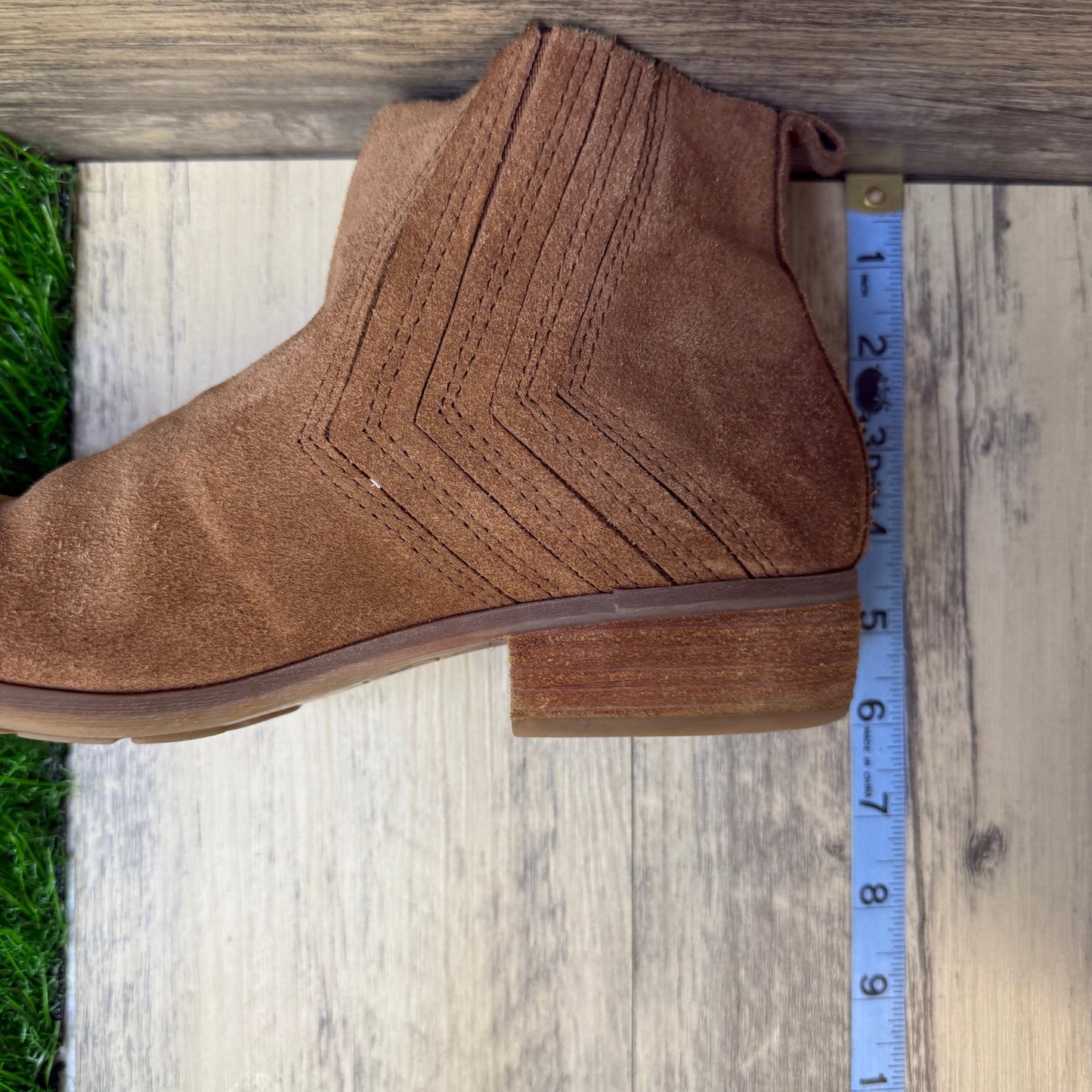 Korks Women - Size 7.5M - Tan Suede Ankle Boots Style CBFF19