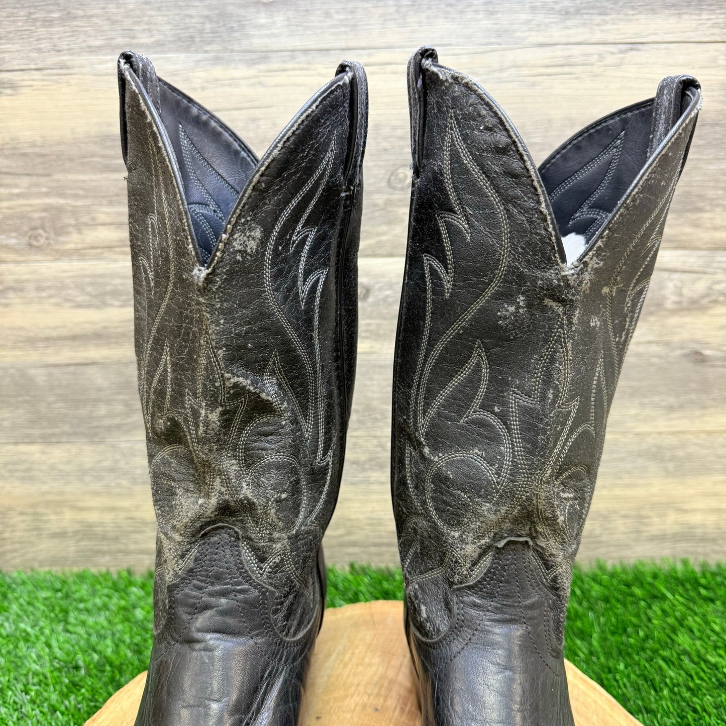 Laredo Men - Size 9D - Black Cowboy Boots 10406