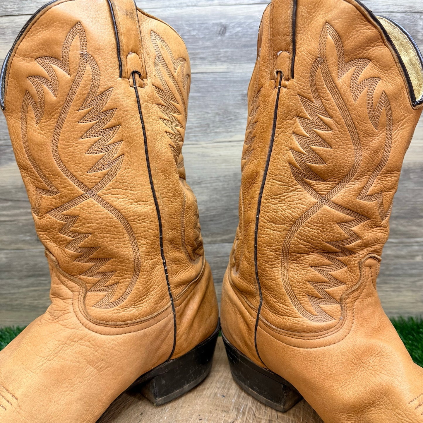 Texas Men - Size 12EE - Tan Soft Western Cowboy Boots M511