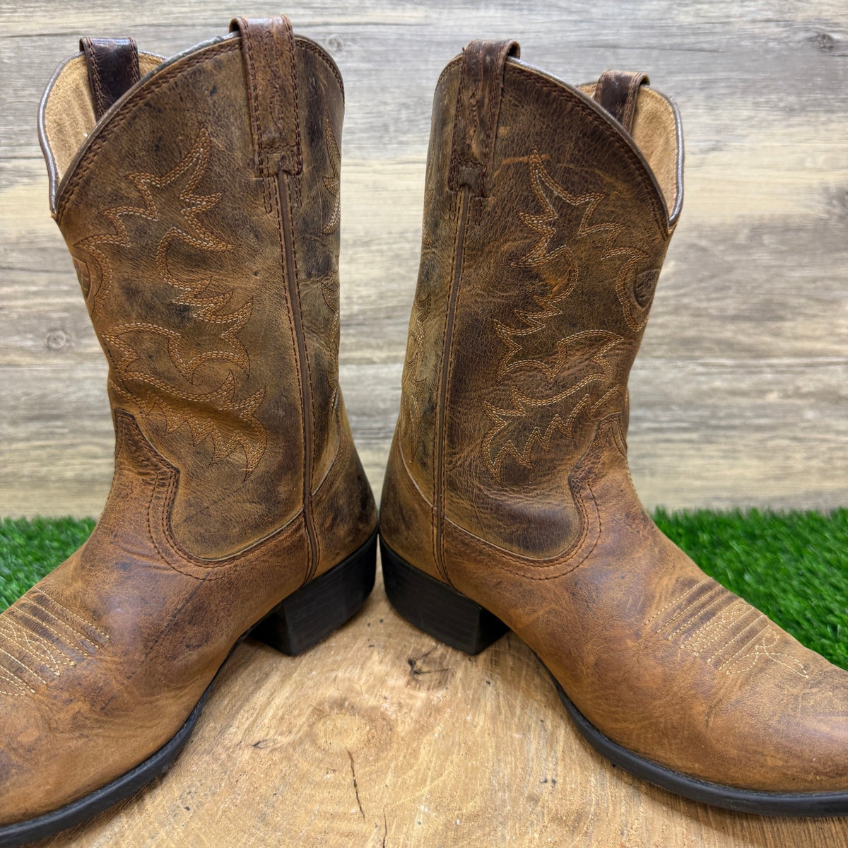 Ariat Youth - Size 5 - Brown Western Cowboy Boots Style 10001825