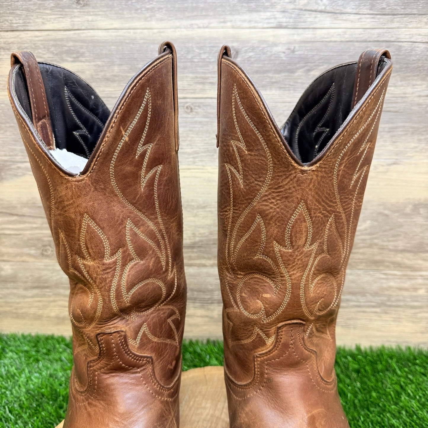 Masterson Men - Size 12EW - Brown Western Cowboy Boots