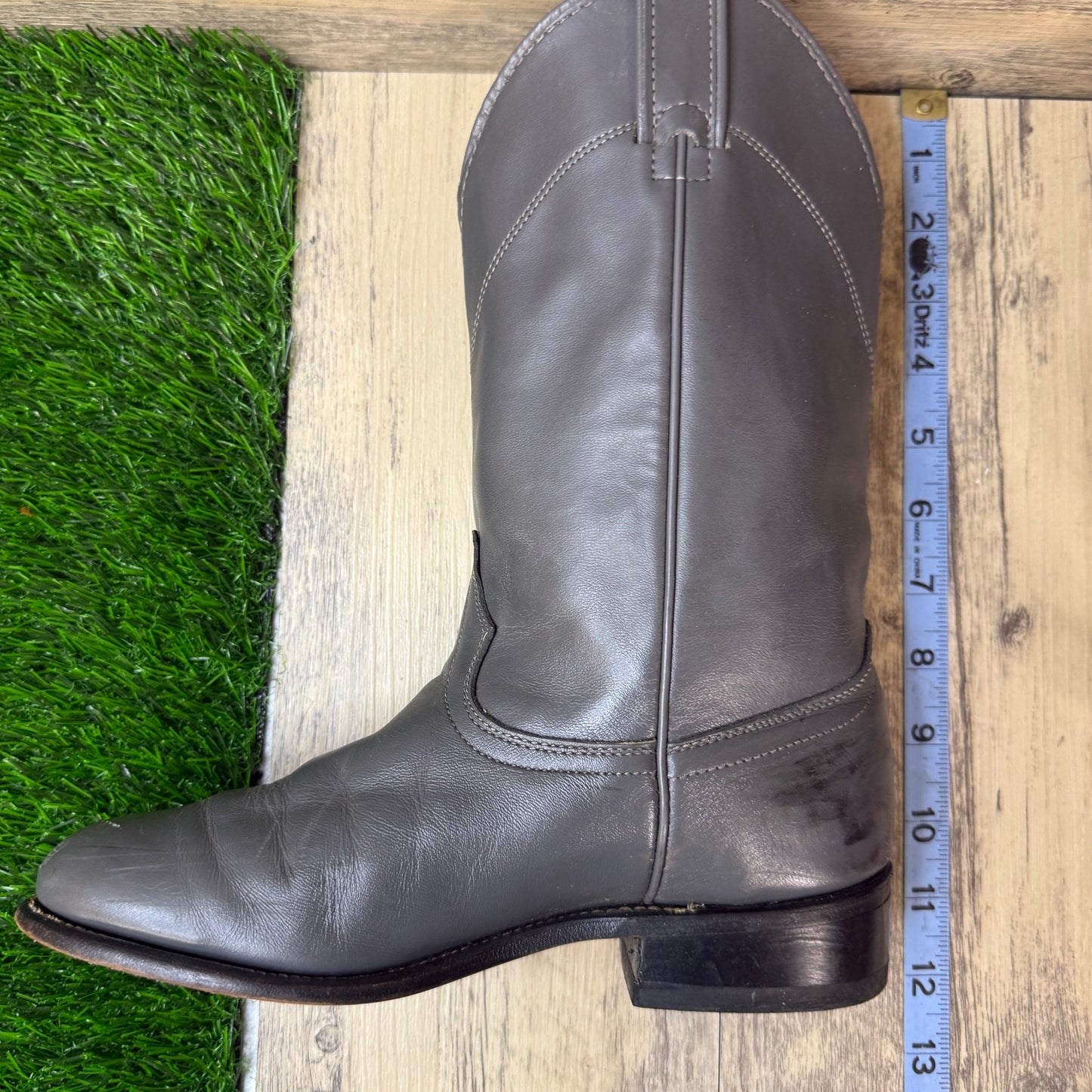 Laredo Women - Size 6.5M - Vintage Gray Roper Western Cowboy Boots Style 6952
