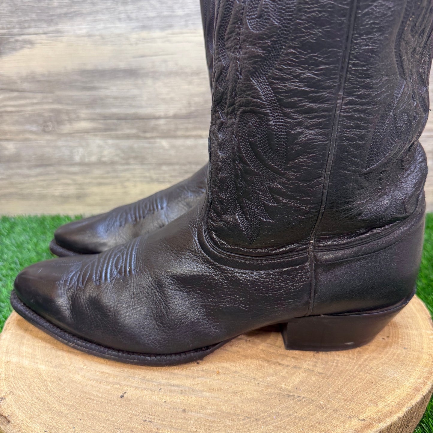 Nocona Men - Size 11.5D - Black Imperial Western Cowboy Boots Style NB2005