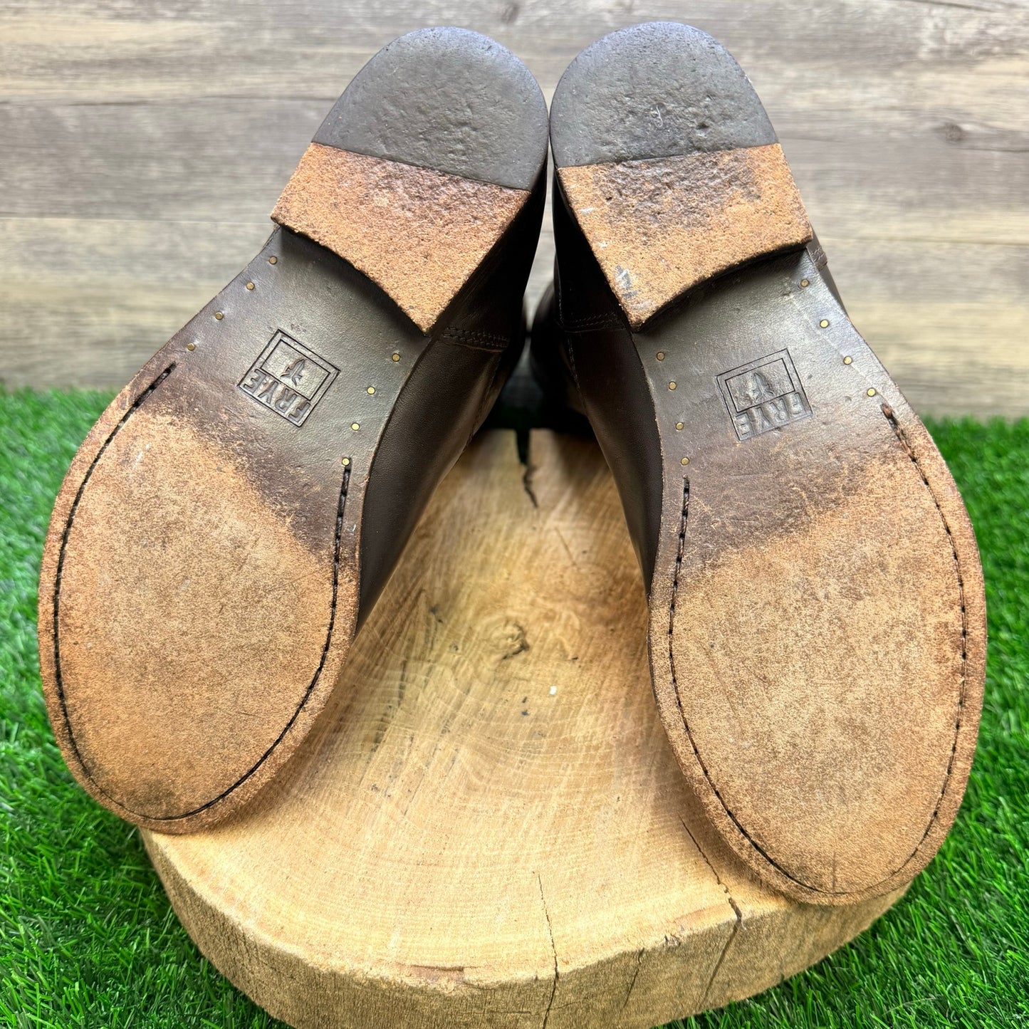 Frye Women - Size 6B - Brown Lindsay Riding Boots 76431