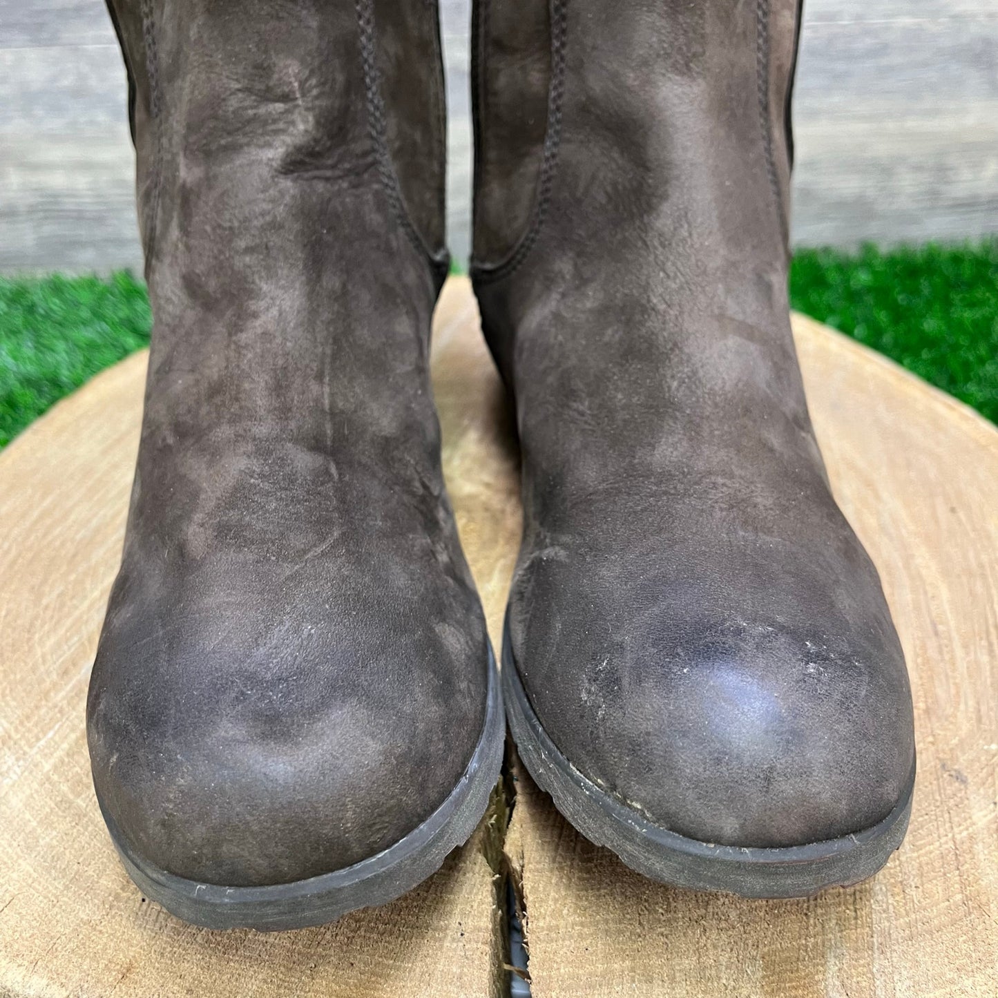 Timberland Women - Size 8 - Brown Suede Zipper Boots Style 1560