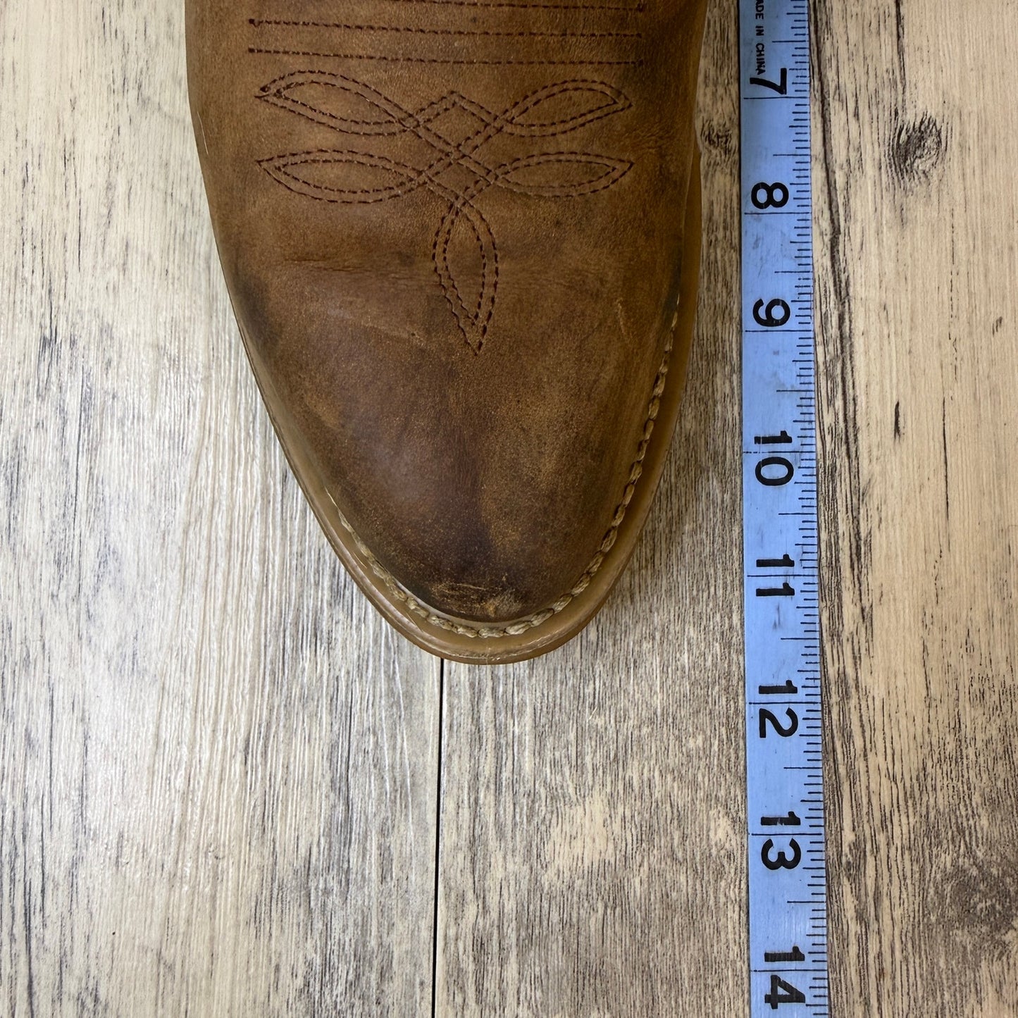 Masterson Men - Size 9D - Brown Nubuck Leather Western Cowboy Boots Style RB4000