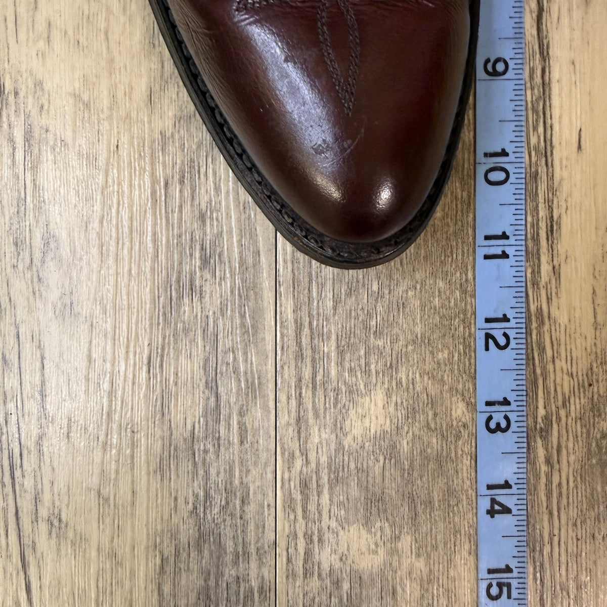 Dan Post Men - Size 8.5D - Vintage Burgundy Nappa Western Cowboy Boots 16773