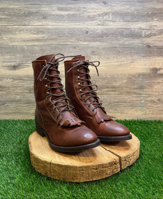 Durango Men - Size 11D - Brown Lace Up Cowboy Boots Style DB735