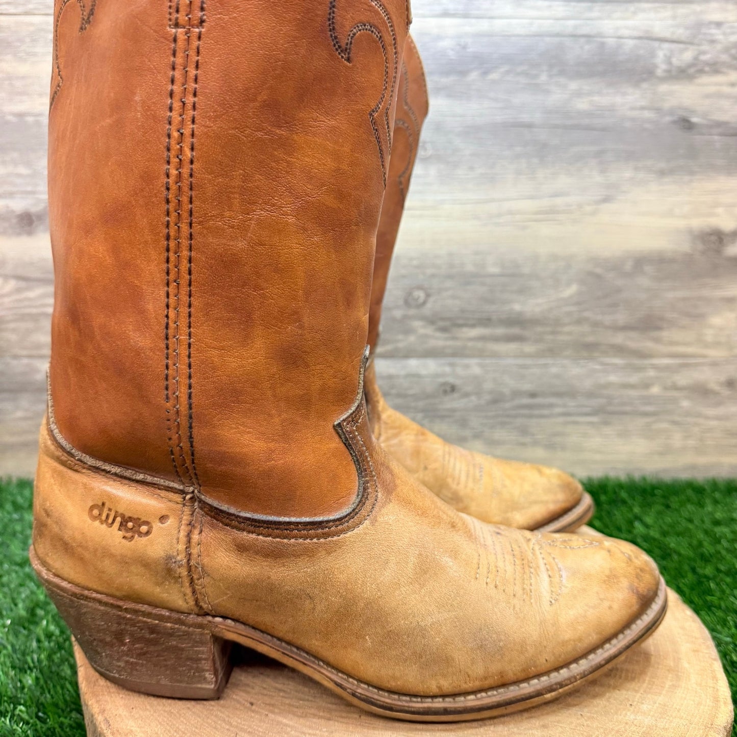 Dingo Men - Size 11D - Vintage Brown Acme Western Cowboy Boots 5907