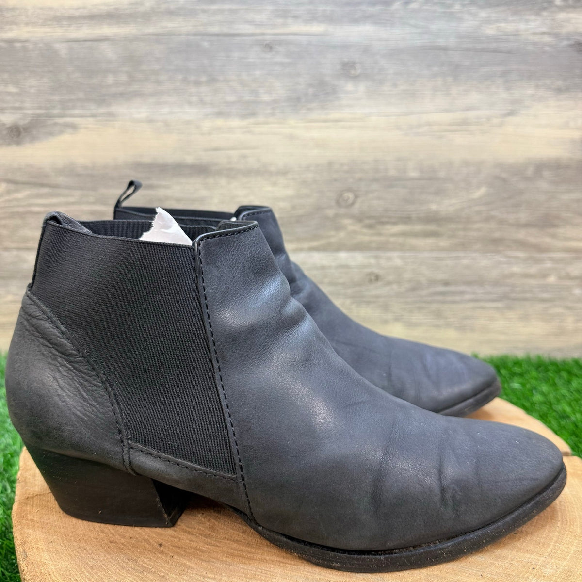 Vero Cuoio Women - Size 10 - Black Ankle Boots Aquatalia