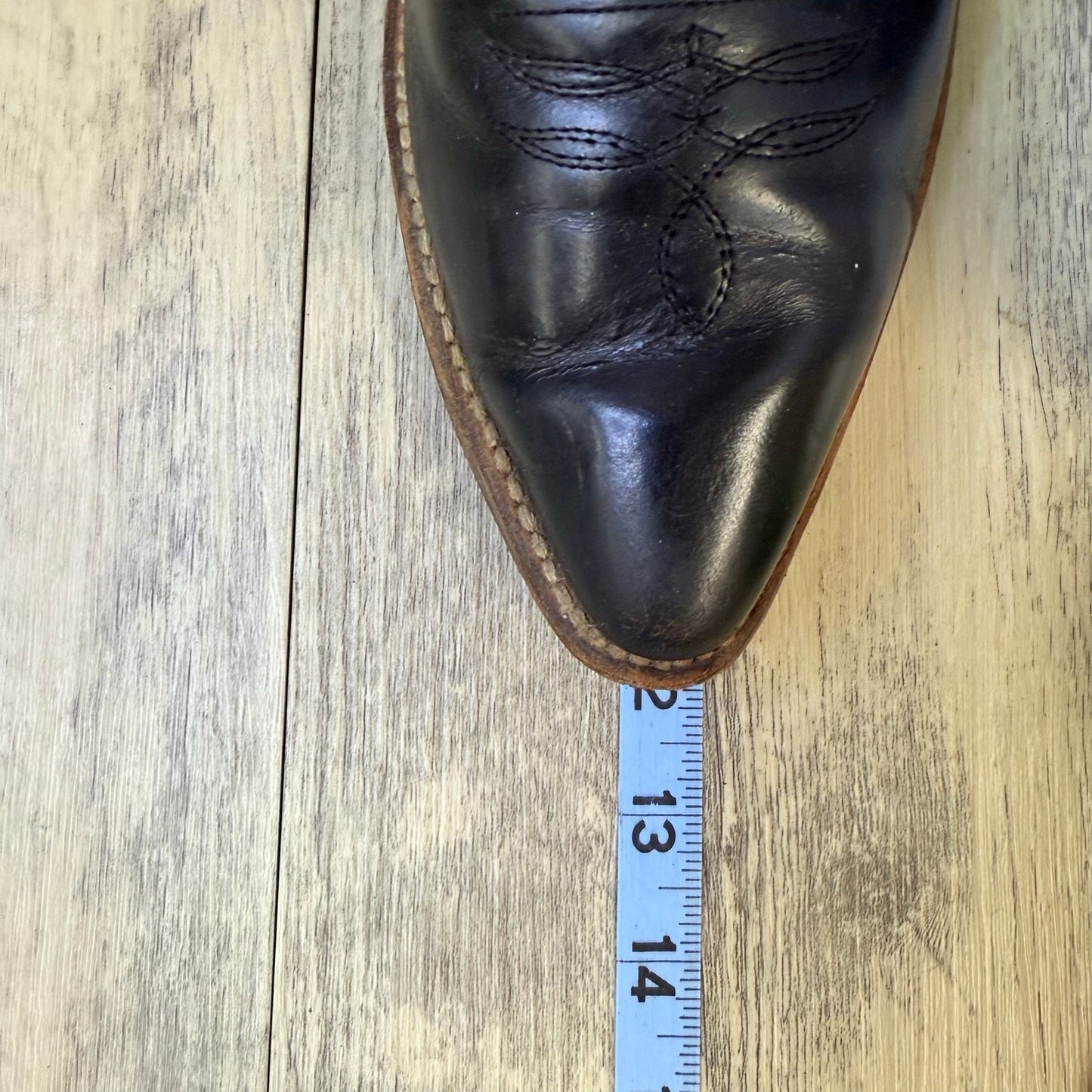 Sebastian’s Men - Size 9.5 - Black Cowboy Boots Made in Mexico