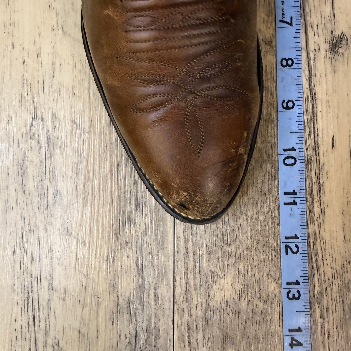 Justin Men - Size 8.5EE - Tan Western Cowboy Boots Style 2421