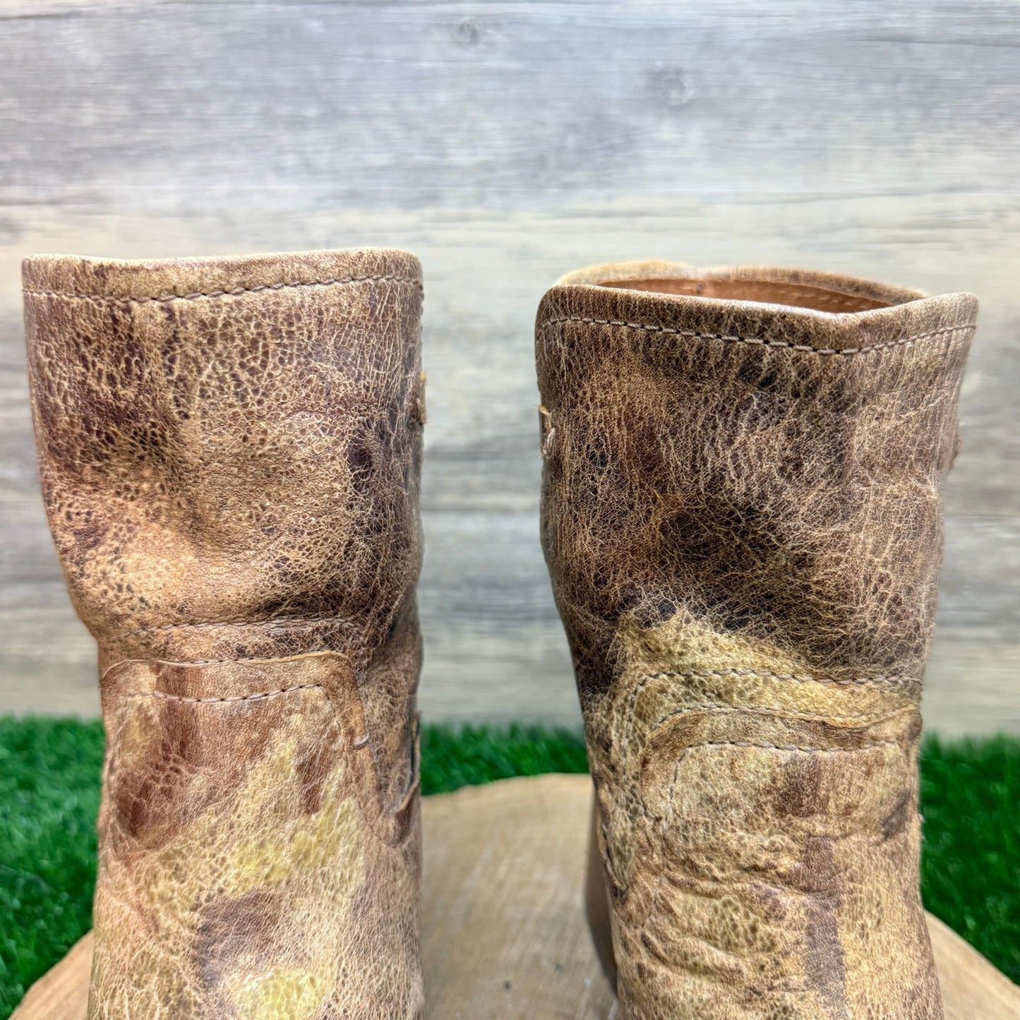Diba True Women - Size 8 - Distressed Tan Ankle Boots