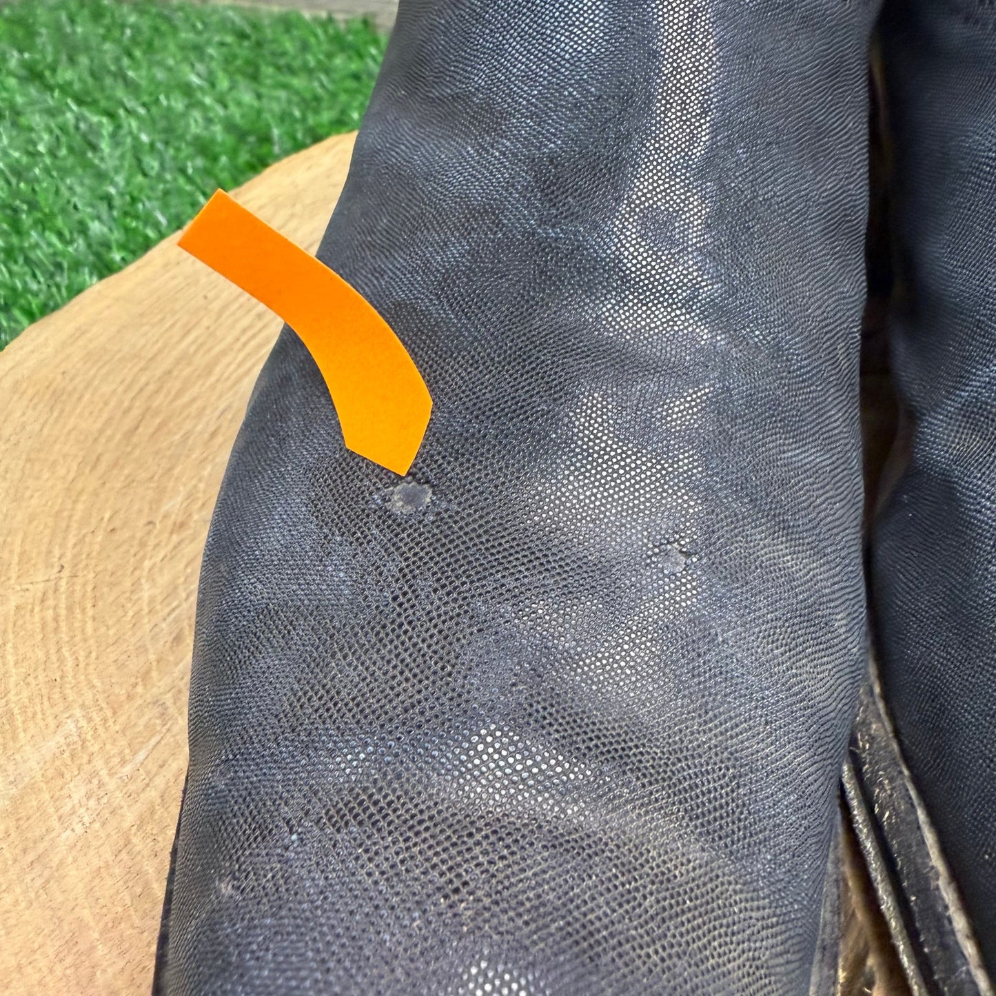 Nocona Men - Size 12B - Vintage Black Exotic Skin Cowboy Boots Style 2501 37 403