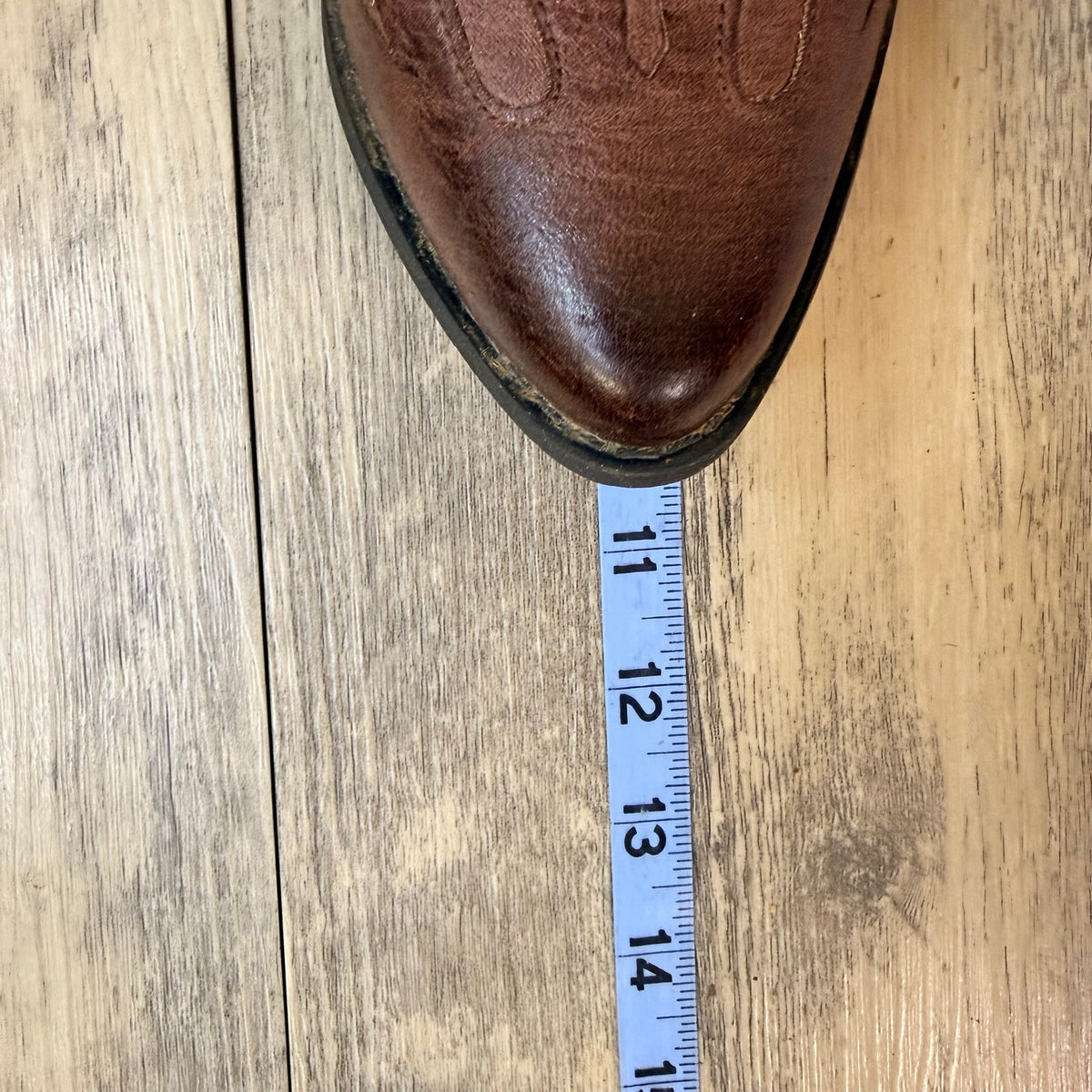 Coconuts Women - Size 7.5M - Brown / Tan Inlay Faux Leather Cowboy Boots Bandera