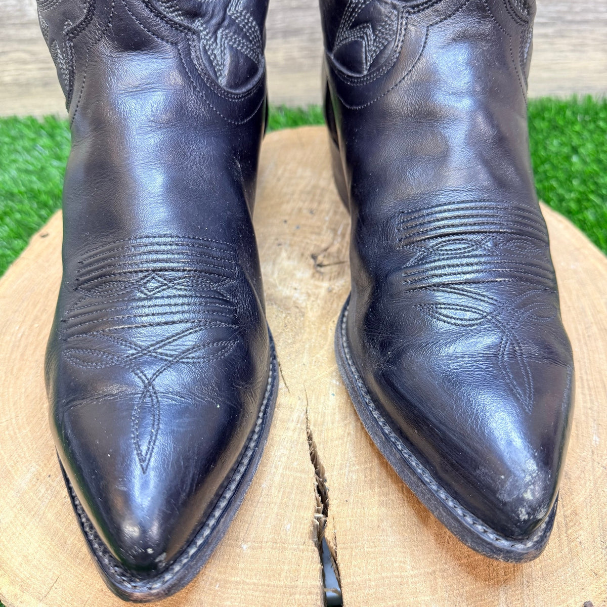 Unknown Men - Size 10.5EE - Black Made in Texas Western Cowboy Boots 1210