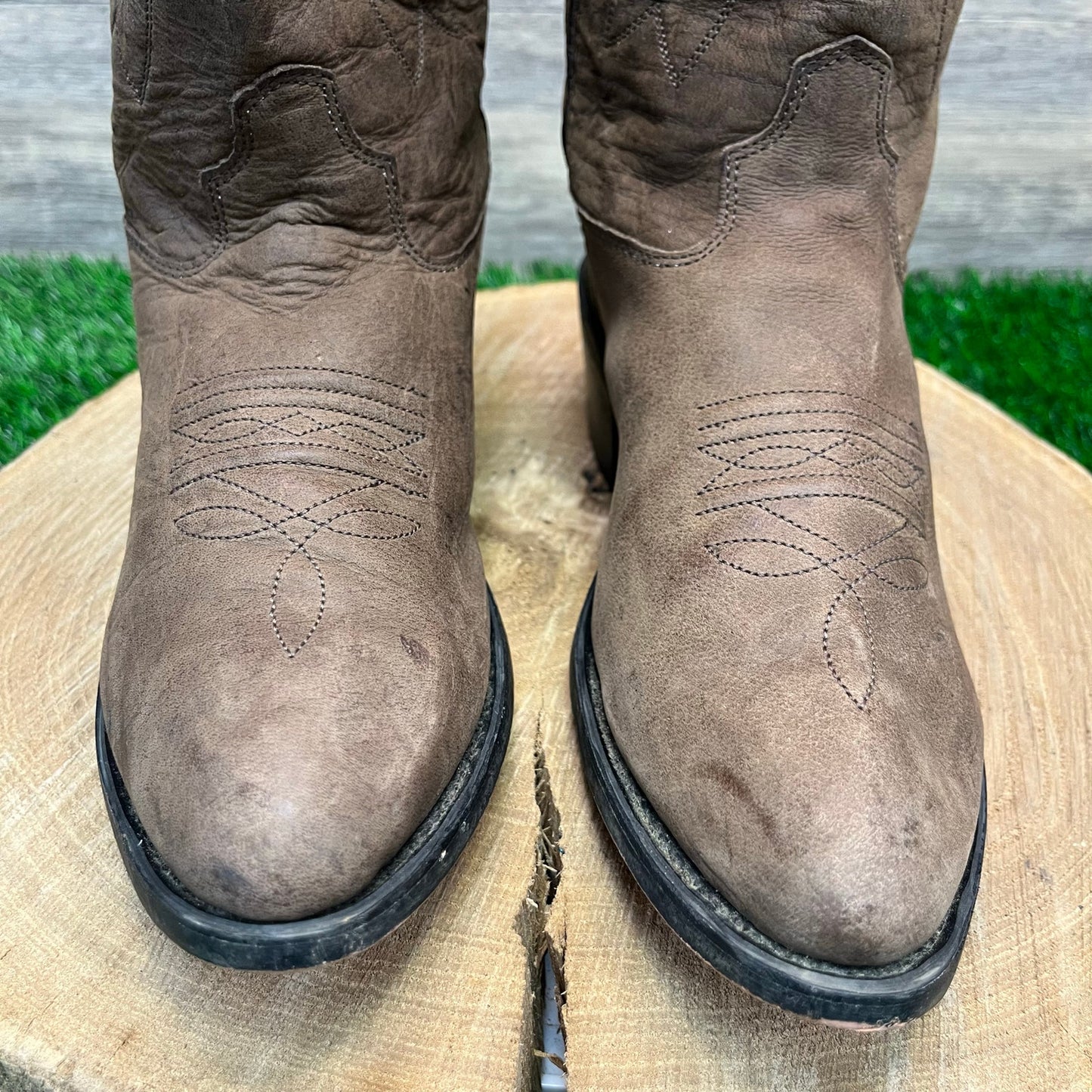 Old West Women - Size 6.5 - Brown Cowboy Boots Style 8151G