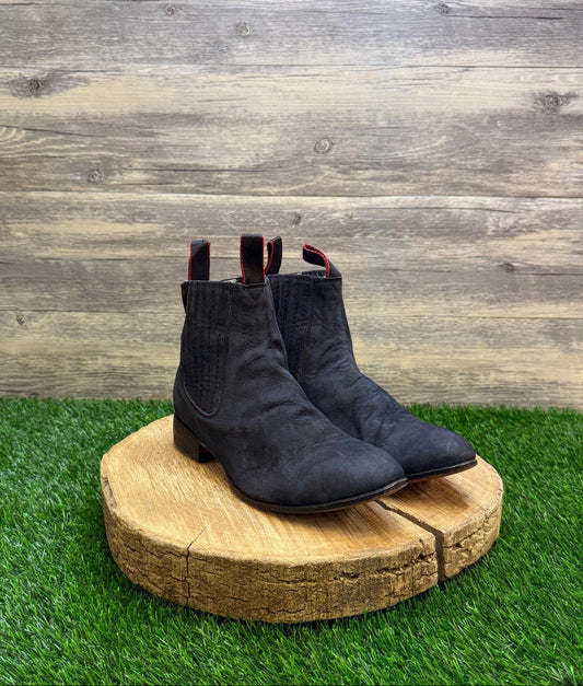 Unknown Women - Size 6 - Black Suede Ankle Boots