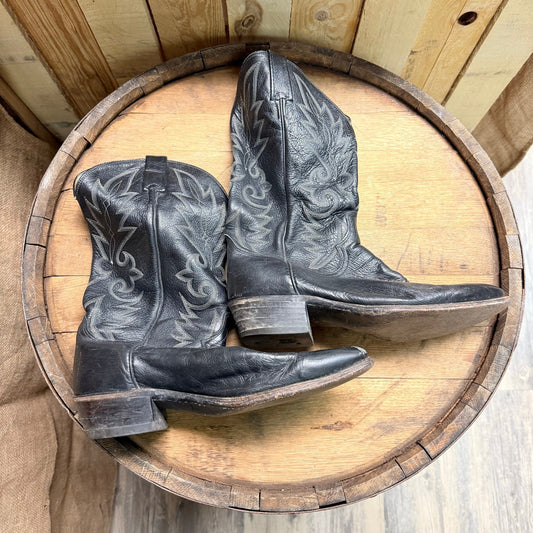 Dan Post Men - Size 10.5D -  Black Western Cowboy Boots 341009