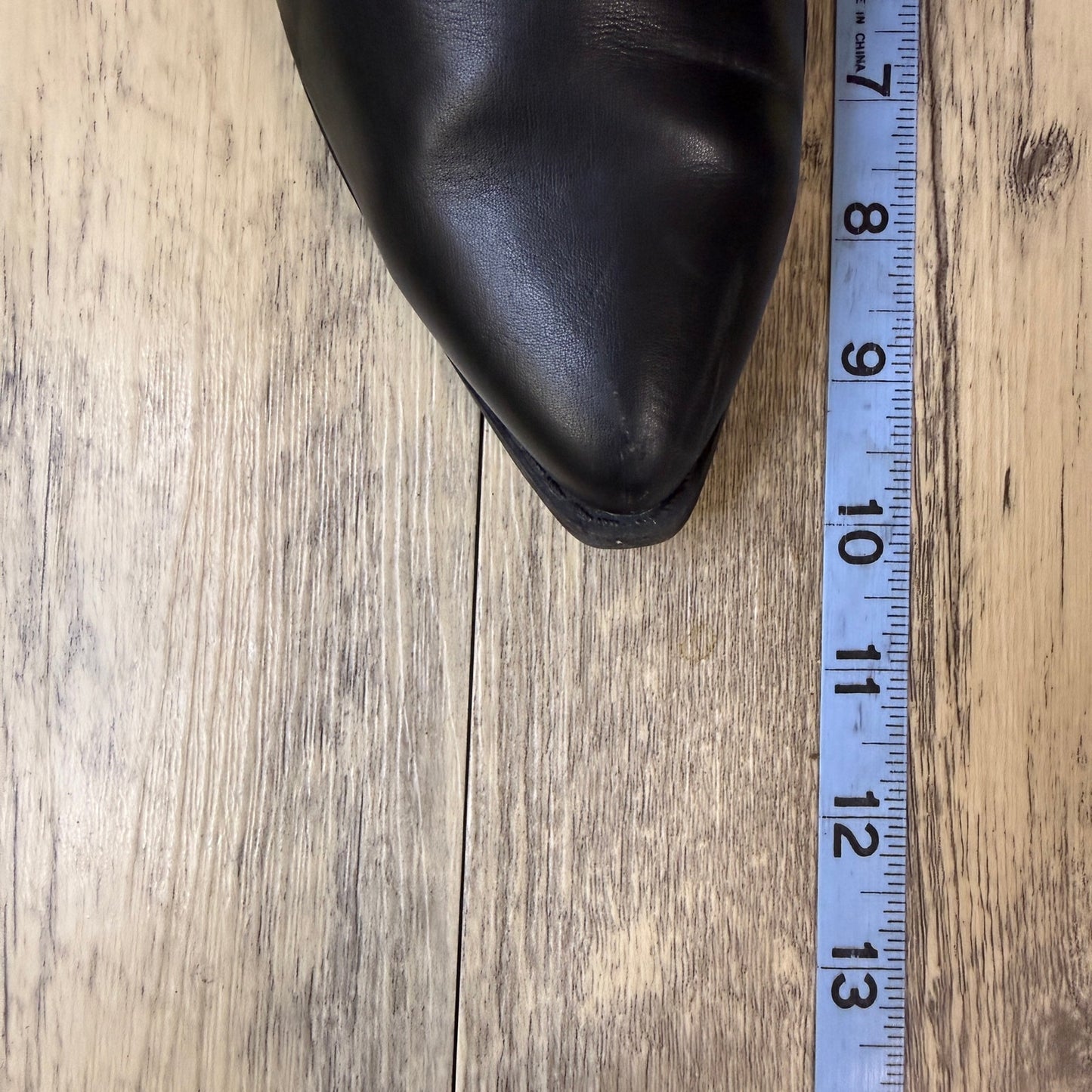 Madden NYC Women - Size 7.5 - Black Faux Leather Zipper Tall Boots Style 25193