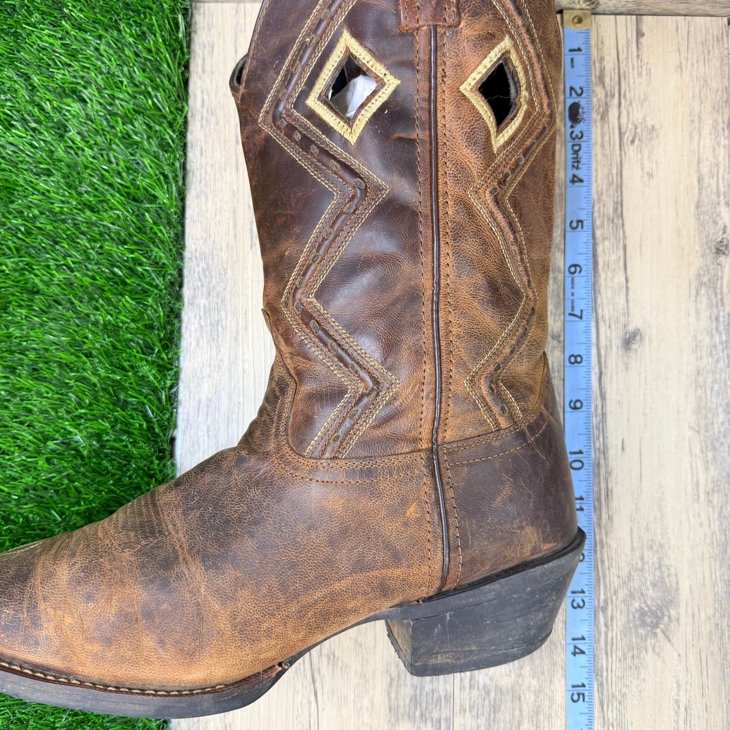 Laredo Men - Size 11EW - Brown Square Toe Western Cowboy Boots 68329