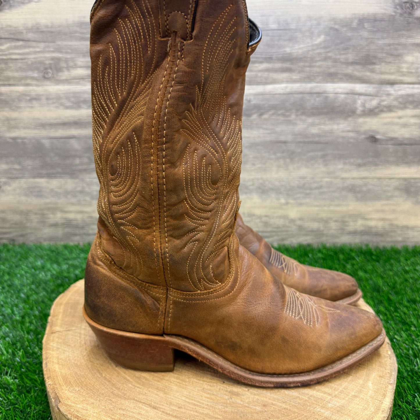 Abilene Women - Size 7M - Brown Cowboy Boots Style 9057