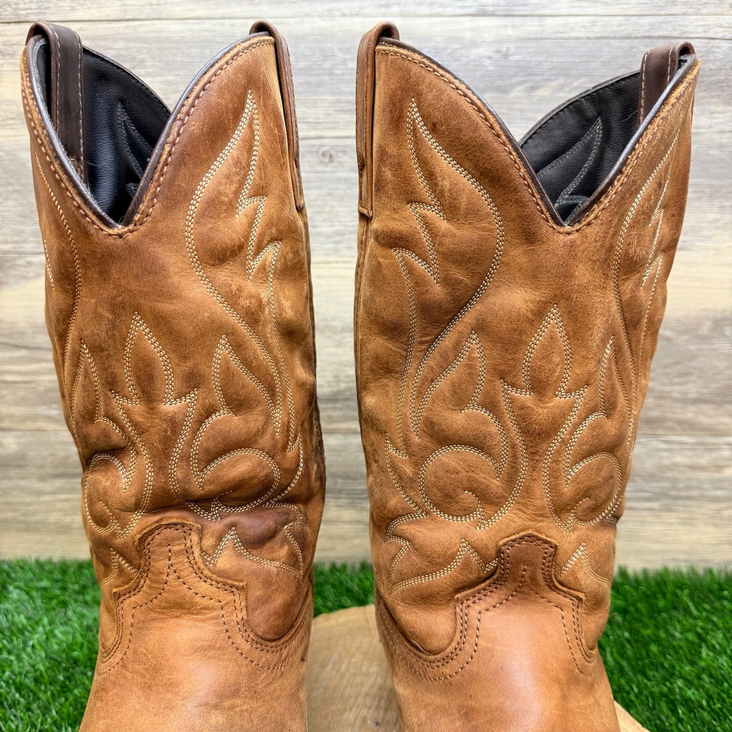 Masterson Men - Size 11EW - Brown Western Cowboys Boots RB876