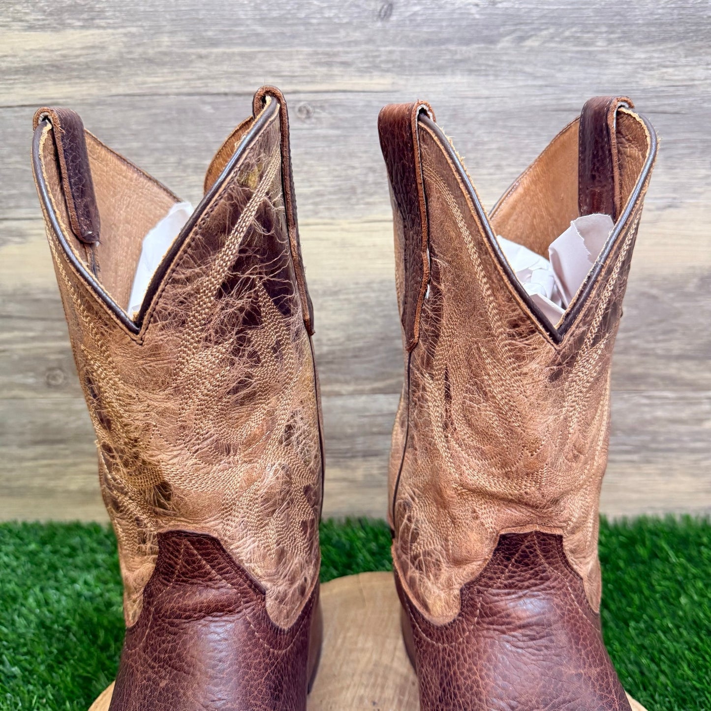 Cody James Men - Size 12D - Brown Square Western Cowboy Boors BCJFA22L7