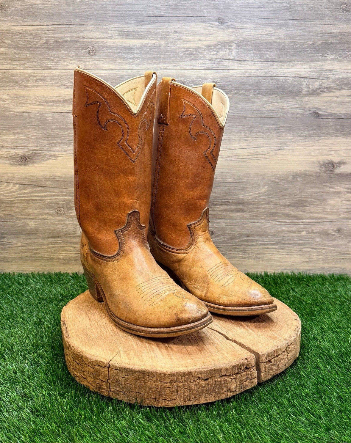 Dingo Men - Size 11D - Vintage Brown Acme Western Cowboy Boots 5907