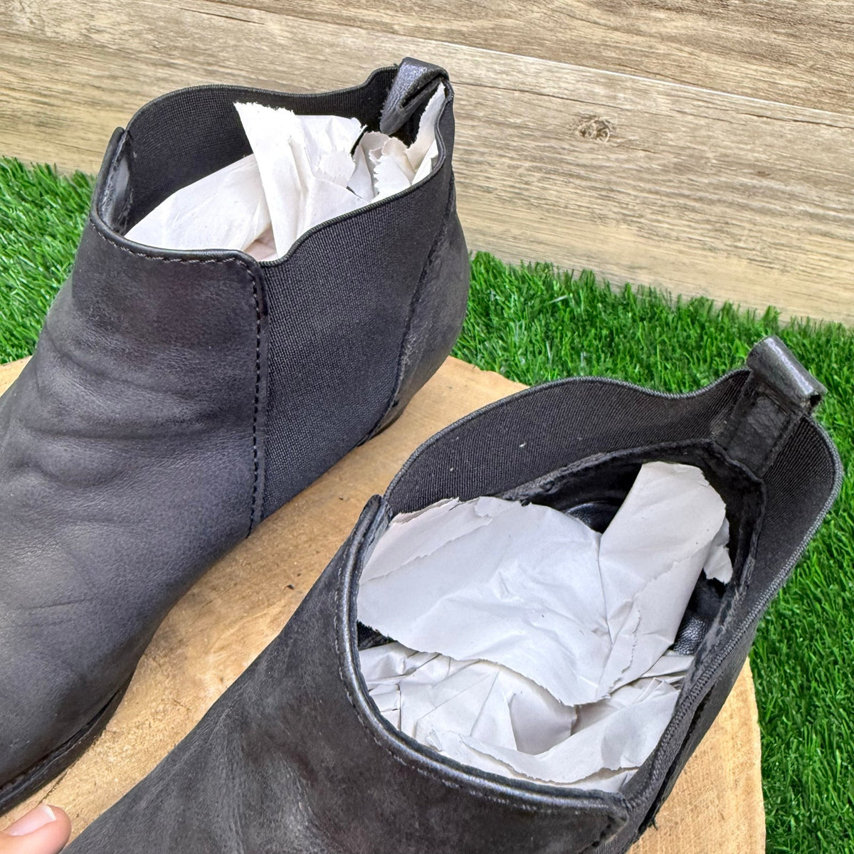 Vero Cuoio Women - Size 10 - Black Ankle Boots Aquatalia