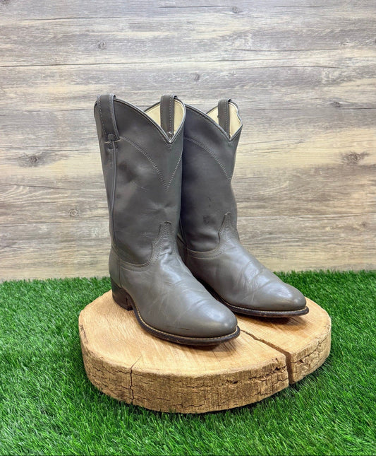 Laredo Women - Size 8.5M - Vintage Gray Roper Cowboy Boots 6952